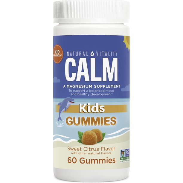 Natural Vitality CALM for Kids Gummies, KidFriendly Magnesium