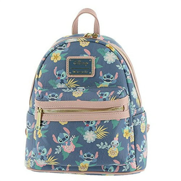 Loungefly Disney Lilo Stitch Scrump Doll Floral Fashion Mini Backpack Purse - Walmart.com