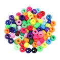 thumbnail image 1 of KLKCMS 200 Pieces Beads Multicolored Beads Decorative Handcraft DIY Craft Loose Spacer Beads for Jewelry Making Beading Keyring Dark Color, 1 of 9