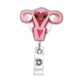 thumbnail image 4 of MERIGLARE Reel Holder Creative Retractable Keychain for Office Employees Doctors Uterus, 4 of 9