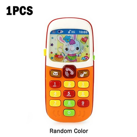 Electronic Toy Phone Kids Mobile Phone Cellphone Educational Learning Toys Baby Telephone Gift
