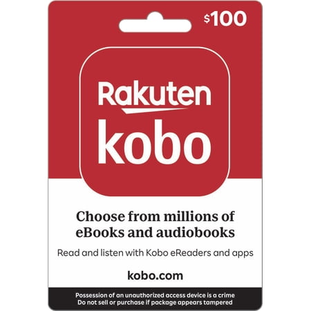 Rakuten Kobo $100 Gift Card [Digital]