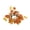 D, variant on Biomimetic Maple Leaf Candle Wreath with Roses, Halloween Table Decor with Central Candle Space, Warm Fall Decor for Entryway Coffee Table and Windowsill