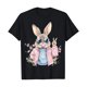 thumbnail image 1 of Camiseta de Cuello Redondo de Manga Corta de la Mujer, Top de Moda para Invierno Y Primavera Impresa de Navidad Casual 3/4, 1 of 7