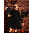 thumbnail image 3 of Arshiner Toddler Tutu Dress Girls Puff Long Sleeve Fall Winter Formal Party Tulle Dresses, 3 of 6