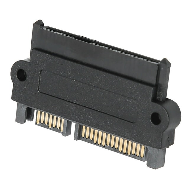 Adaptador Sas A, Adaptador sas A USB Puerto Sas A Disco Duro A Placa Base Convertidor de 15 Pines Sas A SFF - 8482 Carcasa de PlásTico Negra
