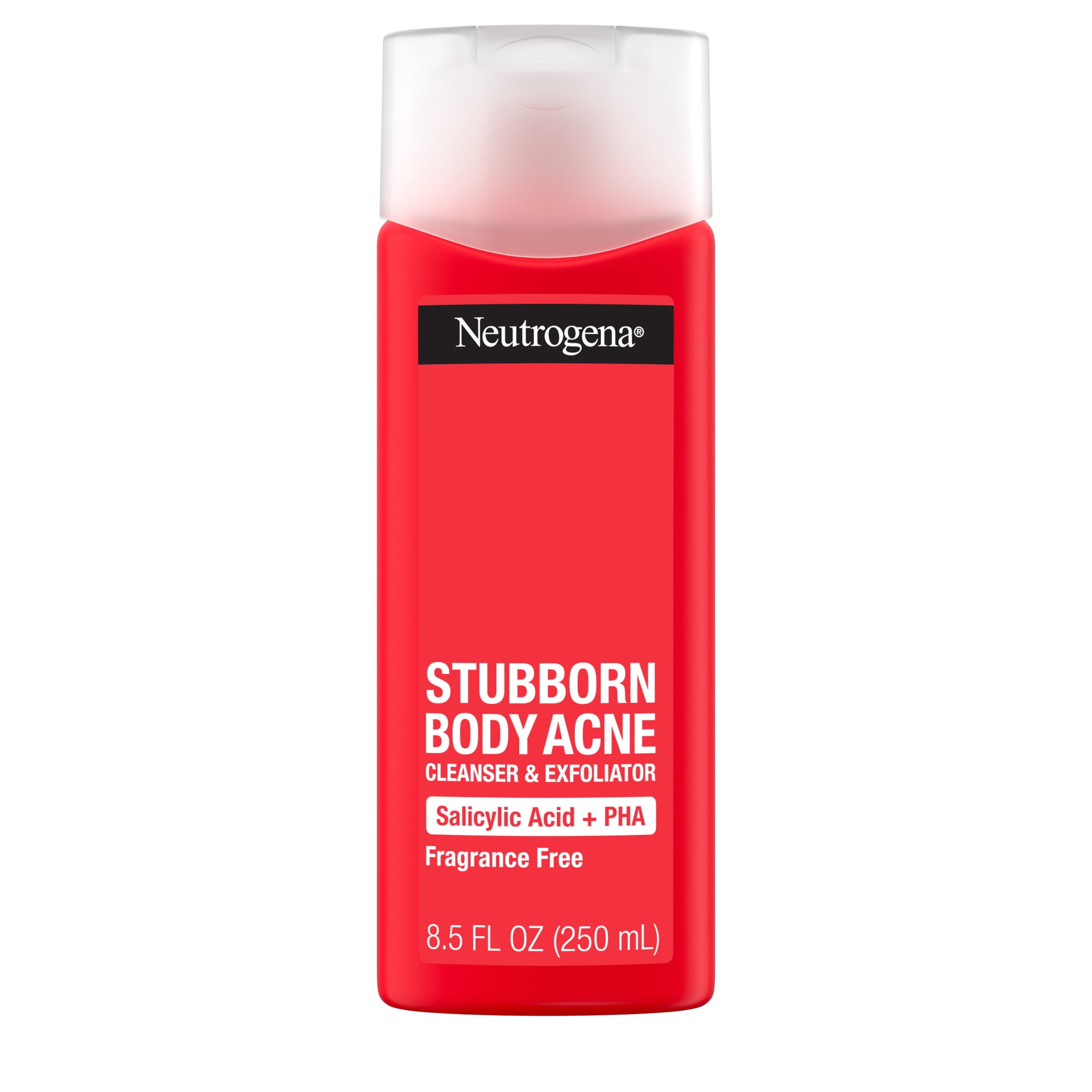 Neutrogena Acne Body Wash, Stubborn Acne Cleanser & Exfoliator, 8.5 oz