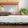 thumbnail image 4 of SAFAVIEH Precious Darrin Quatrefoil Area Rug, Black/Ivory, 4' x 6', 4 of 8