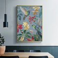 thumbnail image 2 of (30 × 40 cm) Impresiones sin marco, pájaros simples, flores, plantas, sala de estar abstracta, dormitorio, decoración de porche, núcleo de lona, ​​marco interior para colgar, 2 of 5