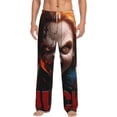 thumbnail image 2 of Lsque Chucky Print Men's Pajama Pants, Lounge Pant - Comfortable Home Wear,Elastic Waistband, Stylish Design-Medium, 2 of 9