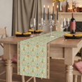 thumbnail image 2 of Table Runners 36 Inches Long Dress Scarves, Vintage Boho Floral Farmhouse Kitchen/Dining Table Runner, Short Coffee Tablerunners, Ethnic Tribe Abstract Art Flowers 13x36 Inch, 2 of 9