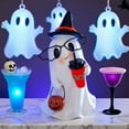 thumbnail image 2 of Sylvtty Halloween Decoration Ghost Wear Glasses Resin Statue Fine Craftsmanship Tabletop Ornament Home Decor, 2 of 7
