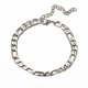 thumbnail image 1 of Elegante pulsera de tobillo retro para mujer y niña, cadena para pie, joyería, adornos, regalos (plata), 1 of 4