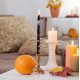 thumbnail image 4 of Halloween Decorations Atmospheric Small Gifts Soy Wax Printed Stick Candles Originality Pumpkin Candles Tabletop Ornaments, 4 of 6