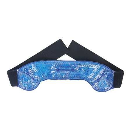 TRAKK Hot & Cold Silica Pearl Bead Therapy Head and Sinus Gel Pack with Adjustable Strap - Advanced Headache, Migraine, and Sinus Relief Solution
