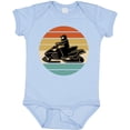 thumbnail image 3 of Inktastic Snowmobile Retro Sunset Boys or Girls Baby Bodysuit, 3 of 5