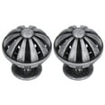 thumbnail image 6 of Wardrobe Knob, 2Set Hollow Cabinet Knob  For Bathroom For Kitchen For Office 366 Birdcag Antique Silver, 6 of 8