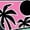 NAVY, variant on - Mickey & Friends - Mickey's Surf Club - Palm Trees - Men's Long Sleeve T-Shirt