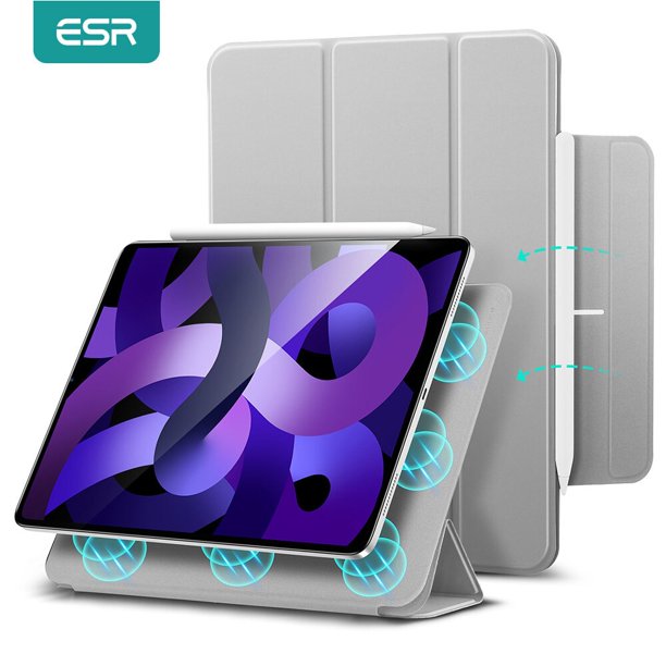 Funda ESR para iPad Air 5 para iPad Pro 11 de 12,9 pulgadas, funda magnética para Air 2022 para Mini 6, funda de rebote para iPad de 10. ª generación Tan Jianjun unisex