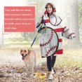 thumbnail image 4 of Red and White Striped Baseballs Pattern Wearable Oversized Blanket,Wearable Blanket Hoodie for Adults,Cozy Hooded Blankets with Super Pockets,Super Warm Fuzzy Pullover for Women & Men, 4 of 6
