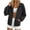 Black Jackets, variant on Women's Full Zip Raglan Sleeve Track Jacket Ribbed Cuffs and Hem Athletic Running Outdoor Activewear Top