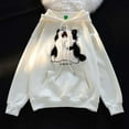 thumbnail image 2 of TrendOFT Cute Cat Graphic Embroidered Hoodies for Women Kawaii Cartoon Printed Hoodie Girls Anime Print Hooded Sweatshirt Pullover Beige M, 2 of 7