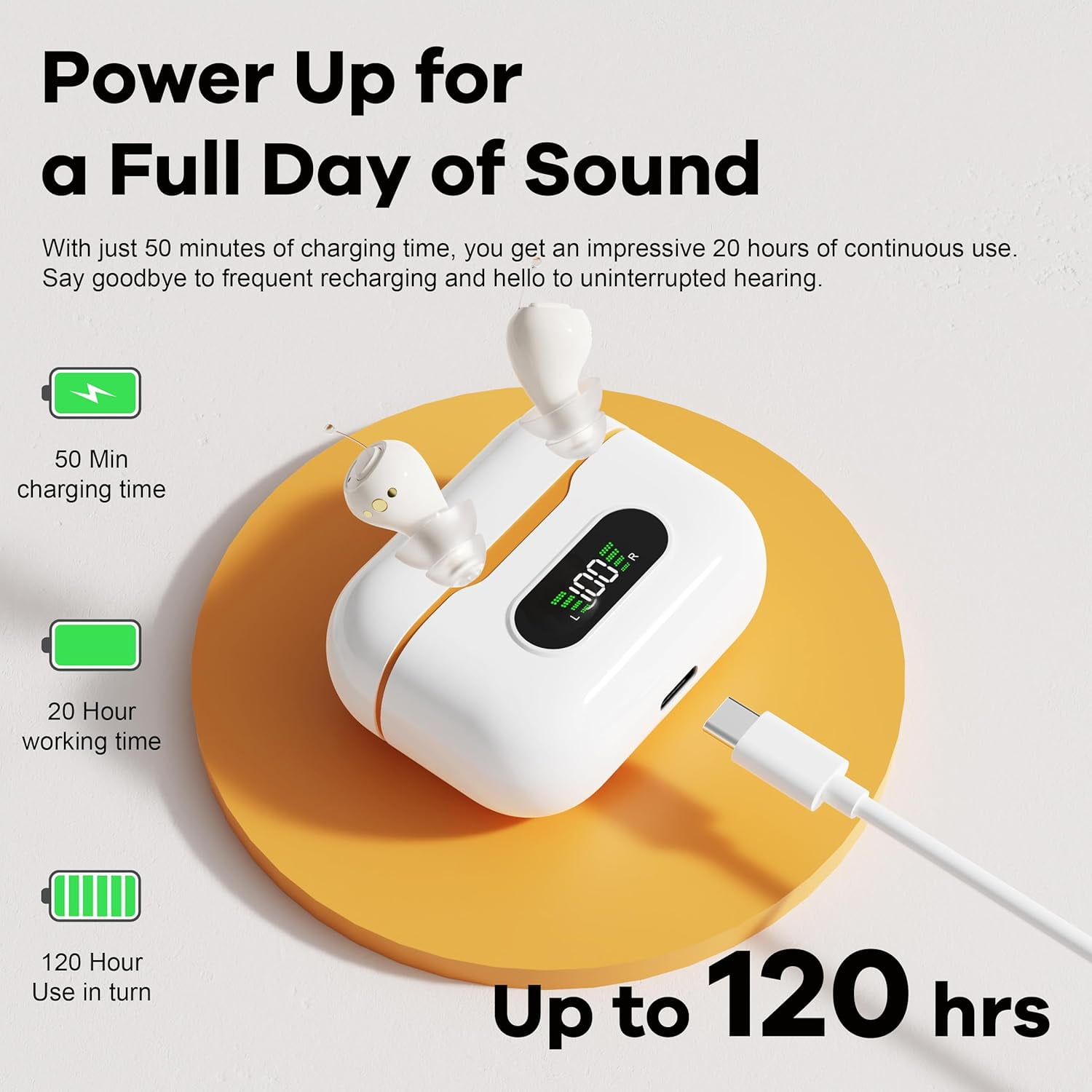 SUWU 16-Channel True Hearing Aids, Virtually Invisible OTC Hearing Aids for Seniors with Noise Reduction, No Whistling Digital Hearing Aids with Feedback Cancellation, Comfort Design