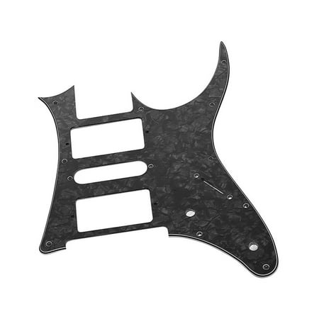 HSH Electric Guitar Pickguard PVC Pick Guard Scratch for Ibanez g250 Guitar Replacement Black Pearl 3