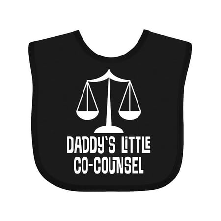 

Inktastic Lawyer Daddys Little Co Counsel Gift Baby Boy or Baby Girl Bib