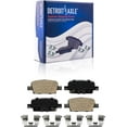 thumbnail image 5 of Detroit Axle - 10pc Brake Kit for 2017 2018 Chevy Malibu [with Manual Parking Brake], Disc Brakes Rotors Ceramic Brake Pads Replacement: 11.81" inch Front and 11.34" inch Rear Rotor, 5 of 8