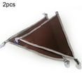 thumbnail image 2 of Flmtop 2Pcs Pet Reptile Lizard Suction Cup Mesh Hammock Hanging Swing Sleeping Bed Coffee, 2 of 8