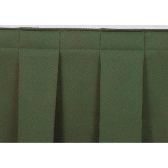 National Public Seating SB32-48-10 32 x 48 in. Stage Box Pleat Skirting, Black