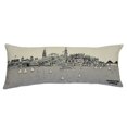 thumbnail image 2 of 24" White Charleston Daylight Skyline Lumbar Decorative Pillow, 2 of 4