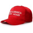 thumbnail image 4 of Make America Great Again, gorra de béisbol con ajuste de Donald Trump GOP, Patriots, sombrero de Presidente, 4 of 5