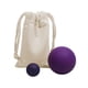 thumbnail image 4 of 2 pelotas de yoga DYNWAVEMX con bolsa de almacenamiento púrpura, 4 of 8