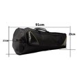 thumbnail image 7 of Durable Tenor Trombone Gig Bag Musical Instrument Case Accessory Black 91cm, 7 of 7
