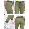 thumbnail image 4 of Adar Pro Heather Scrubs For Women - Ultimate Yoga Jogger Scrub Pants, 4 of 7