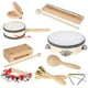 thumbnail image 1 of Juego De Instrumentos Musicales De 9 Piezas, Instrumentos Musicales Para Niños Pequeños, Instrumentos De Percusión De Madera Natural, Juguete Para Niños, Educación Preescolar, Juego De Juguetes Musica Muyoka Hogar, 1 of 6