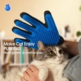 thumbnail image 3 of Guantes de aseo para mascotas DELOMO Upgrade para perros y gatos, 1 par, 3 of 9