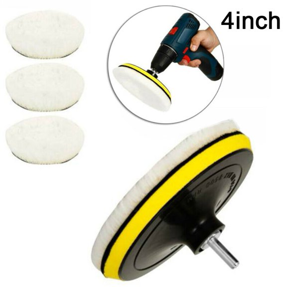 5pcs Buffing Polishing Pads Set for Car Polisher Drill Wool Wheel Mop Kit