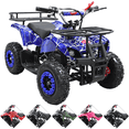 thumbnail image 1 of Cuatrimoto a Gasolina 49cc 2T Suspensión de Resorte Arranque Manual Freno de Disco Carga Máx 50 kg Hasta 40 km/h - Azul Spider, 1 of 8