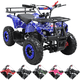 thumbnail image 1 of Cuatrimoto a Gasolina 49cc 2T Suspensión de Resorte Arranque Manual Freno de Disco Carga Máx 50 kg Hasta 40 km/h - Azul Spider, 1 of 8