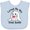 AE-Light Blue, variant on Inktastic Loved by My Great Auntie Bunny Rabbit Boys or Girls Baby Bib