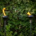 thumbnail image 5 of TIKI Brand 65-in Metal Outdoor Torch, Weather-Resistant Large Flame Torch for Patio & Backyard with Easy-Pour Canister, 5 of 6