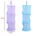 thumbnail image 3 of Hanging Storage Bag 3 Tier Mesh Net Bedroom Bathroom Organizer, 3 of 7