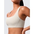 thumbnail image 5 of Sujetador deportivo CRZ YOGA Butterlift con doble forro y espalda en V, color canela, 5 of 5