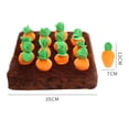 thumbnail image 3 of Juguete de peluche de zanahoria, juguete para masticar, dispensador de comida portátil, juguete de peluche, alimentador de mascotas, alfombrilla para jinwen Juguetes de peluche de zanahoria, 3 of 8