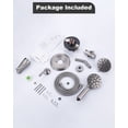 thumbnail image 6 of Wowow Single Handle 7-Spray Tub and Shower Faucet 1.8 GPM with Handheld Shower in Brushed Nickel (Valve Included), 6 of 6