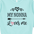 thumbnail image 3 of Inktastic My Nonna Loves Me Girls Toddler Sweatshirt, 3 of 4