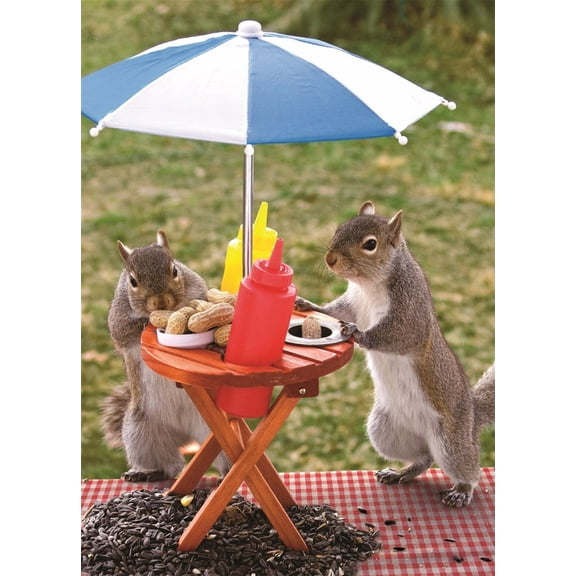 Springbok's 350 Piece Jigsaw Puzzle Squirrel Feeder - Made in USA